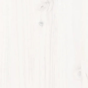 Dagbädd utan madrass vit 80x200 cm massiv furu