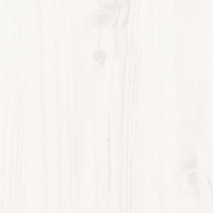 Dagbädd utan madrass vit 90x200 cm massiv furu