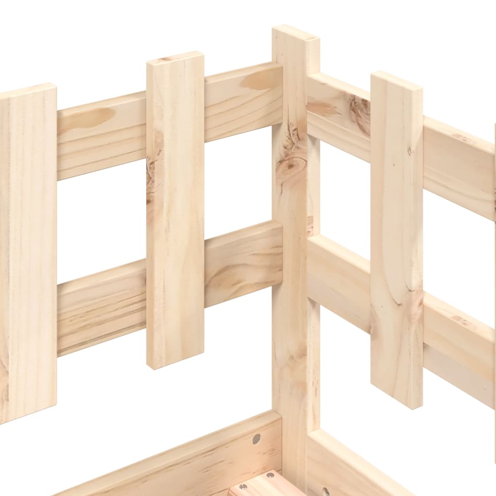 Dagbädd utan madrass 80x200 cm massiv furu