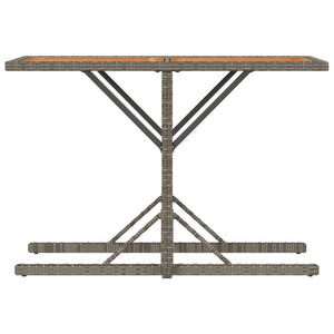 Caféset med dynor 3 delar grå konstrotting