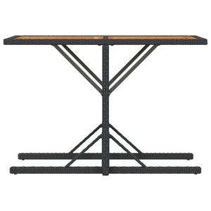 Caféset med dynor 3 delar svart konstrotting