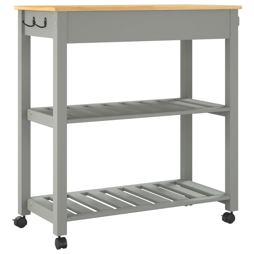 Köksvagn MONZA 84x40x88,5 cm massivt furu