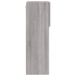 Tv-bänk med LED-belysning grå sonoma 40,5x30x90 cm