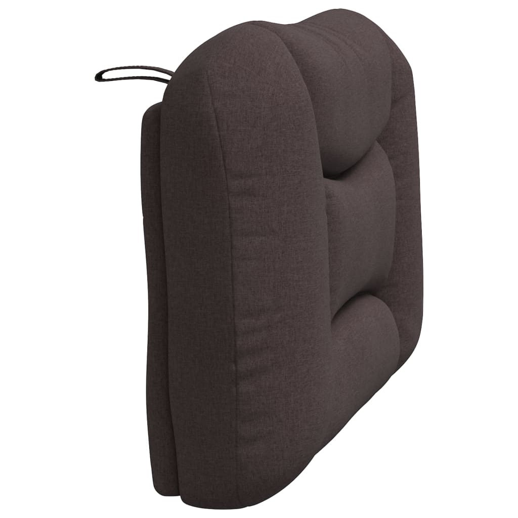 Headboard Cushion "Hvar" Dark Brown 90 cm Fabric