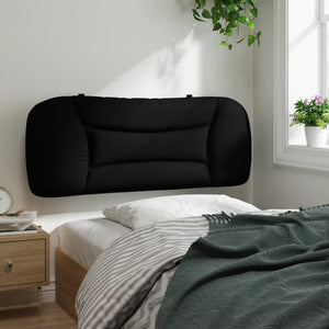 Headboard Cushion "Hvar" Black 100 cm Fabric