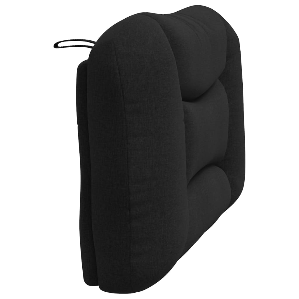 Headboard Cushion "Hvar" Black 100 cm Fabric