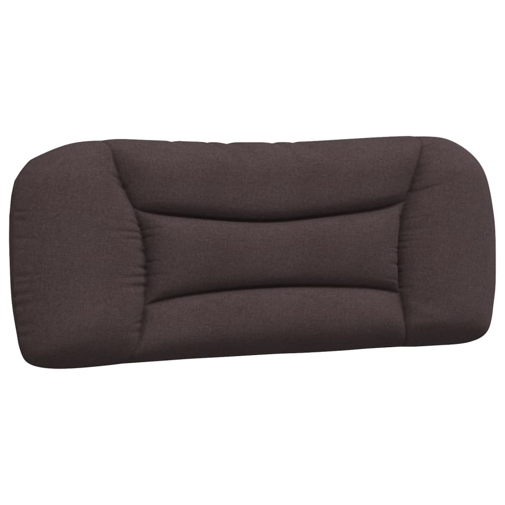 Headboard Cushion "Hvar" Dark Brown 100 cm Fabric