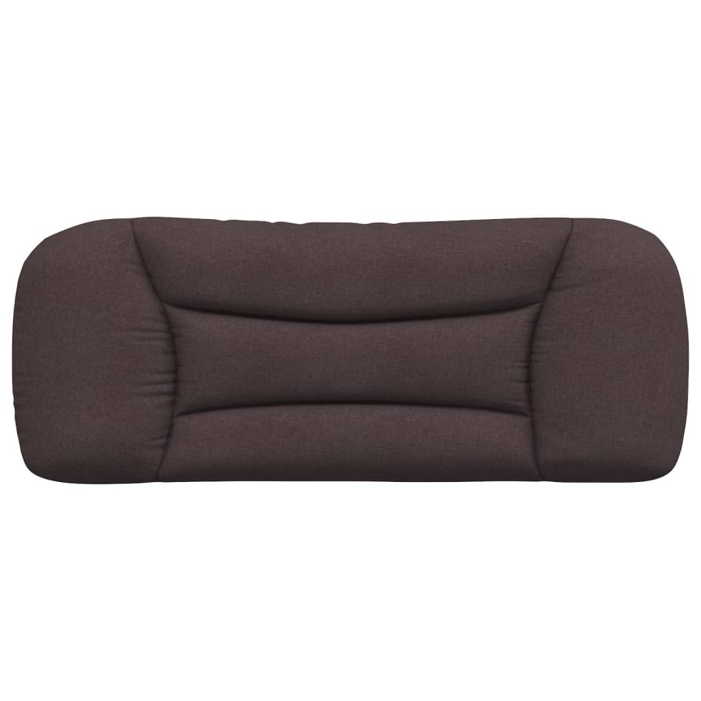 Headboard Cushion "Hvar" Dark Brown 100 cm Fabric