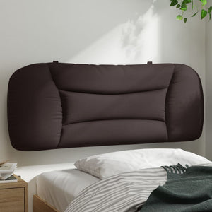 Headboard Cushion "Hvar" Dark Brown 100 cm Fabric