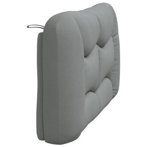 Headboard Cushion "Hvar" Light Grey 120 cm Fabric