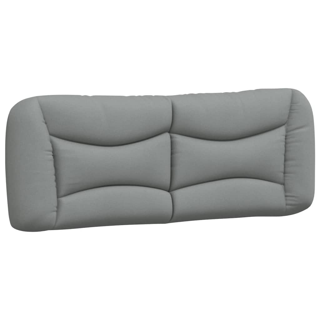 Headboard Cushion "Hvar" Light Grey 140 cm Fabric