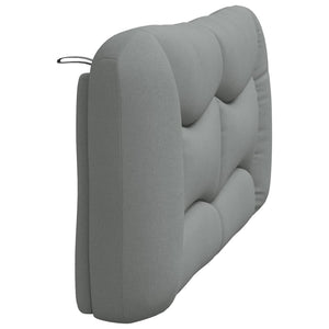 Headboard Cushion "Hvar" Light Grey 160 cm Fabric