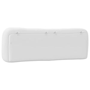 Headboard Cushion "Hvar" White 160 cm Faux Leather