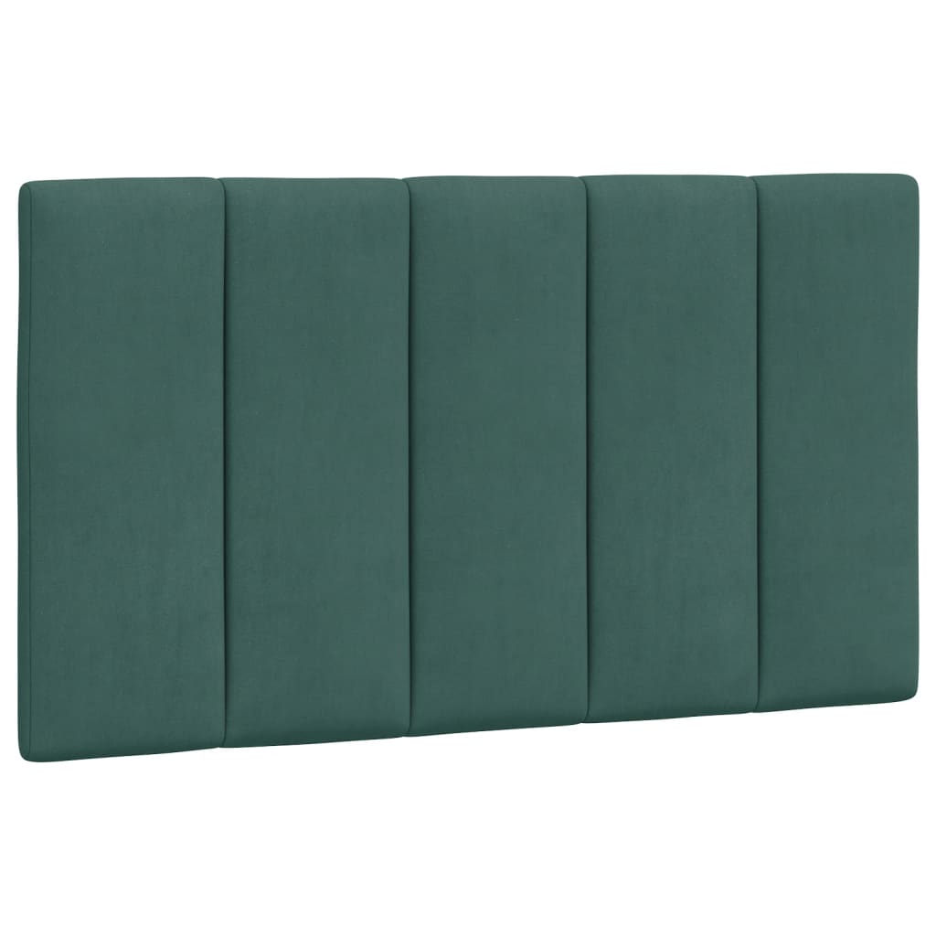 Headboard Cushion "Hanko" Dark Green 80 cm Velvet