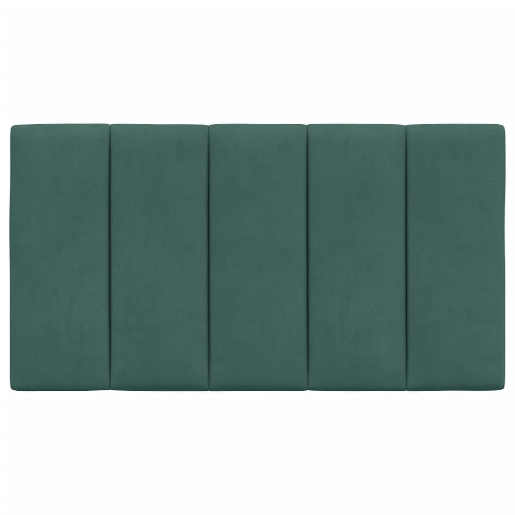 Headboard Cushion "Hanko" Dark Green 80 cm Velvet