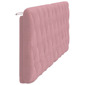 Headboard Cushion Pink 200 cm Velvet