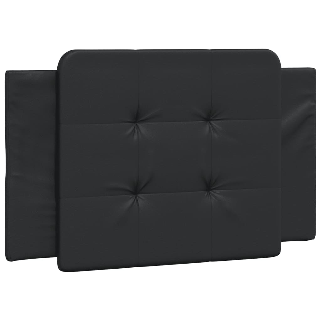 Headboard Cushion "Zadar" Black 80 cm Faux Leather