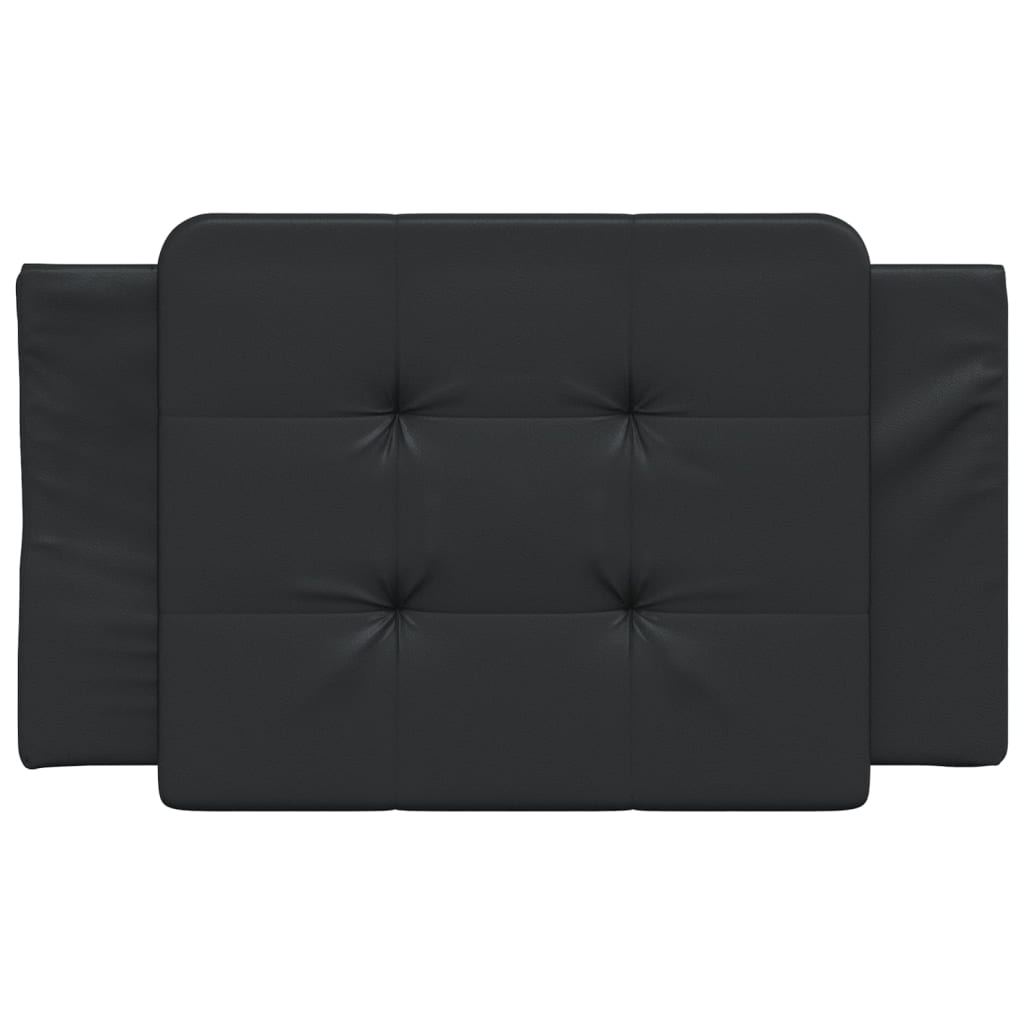 Headboard Cushion "Zadar" Black 80 cm Faux Leather