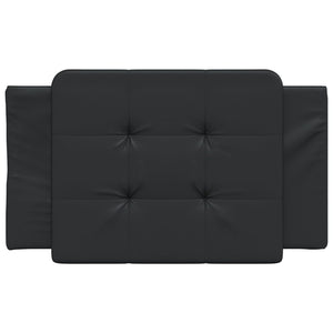Headboard Cushion "Zadar" Black 80 cm Faux Leather