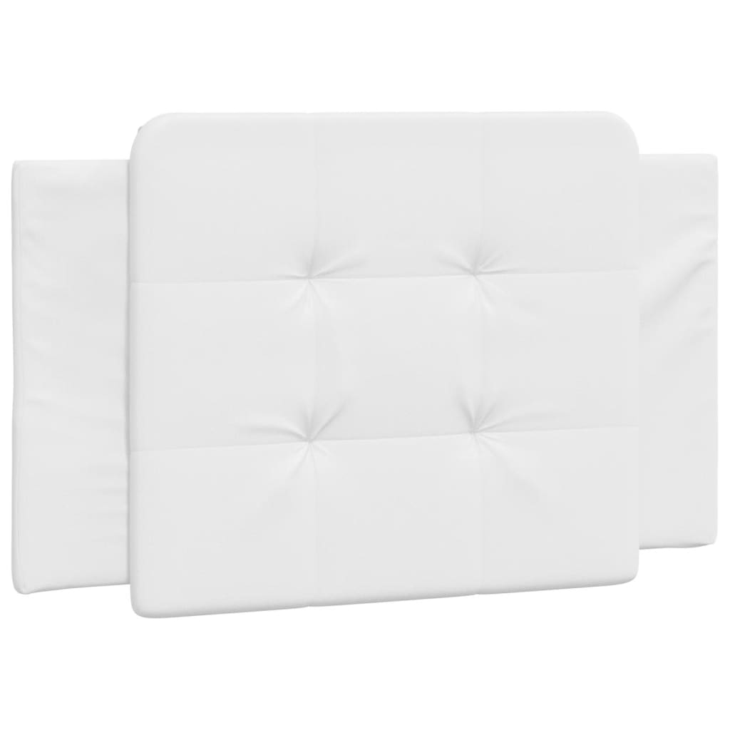 Headboard Cushion "Zadar" White 80 cm Faux Leather