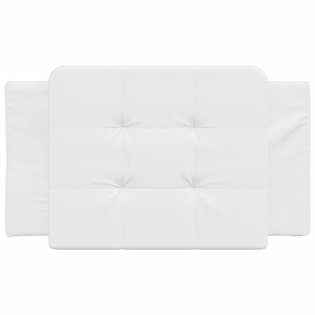 Headboard Cushion "Zadar" White 80 cm Faux Leather