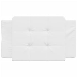 Headboard Cushion "Zadar" White 80 cm Faux Leather