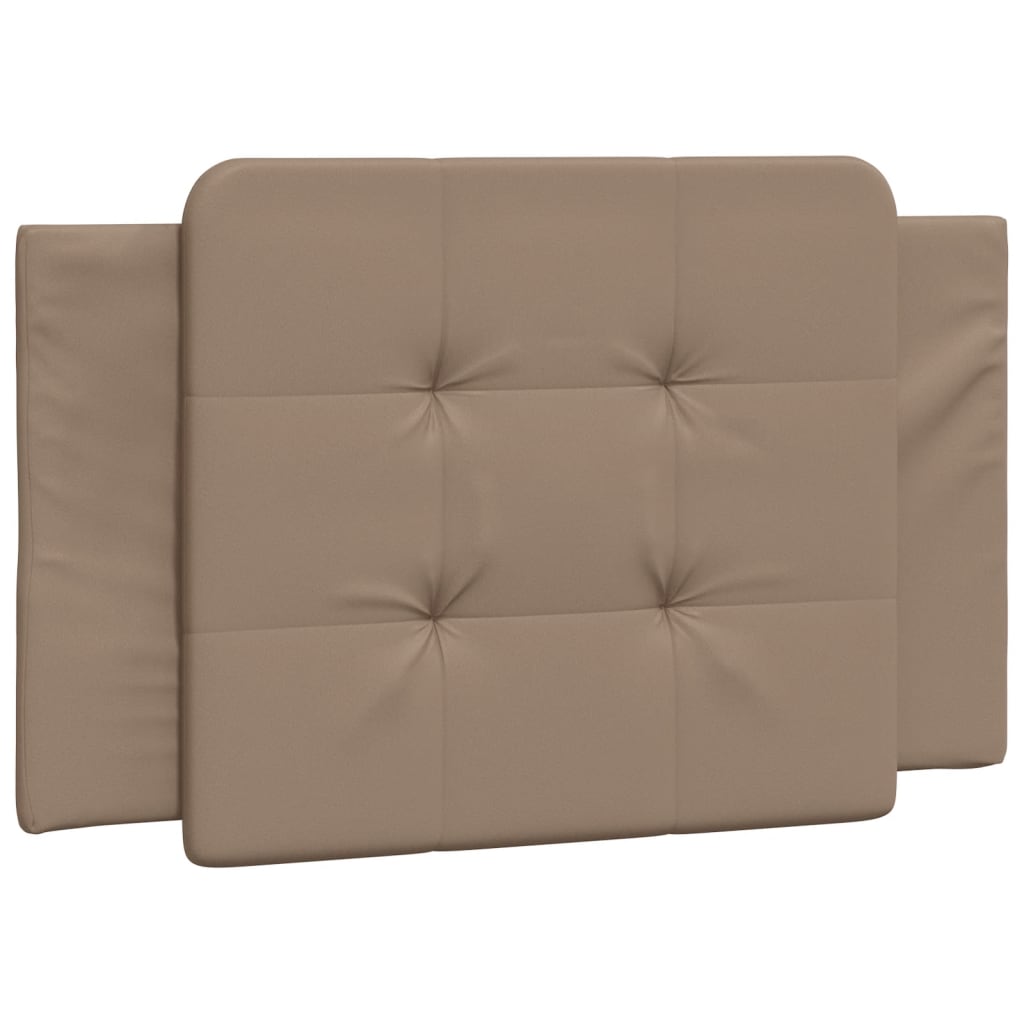 Headboard Cushion "Zadar" Cappuccino 80 cm Faux Leather