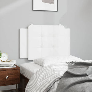 Headboard Cushion "Zadar" White 90 cm Faux Leather