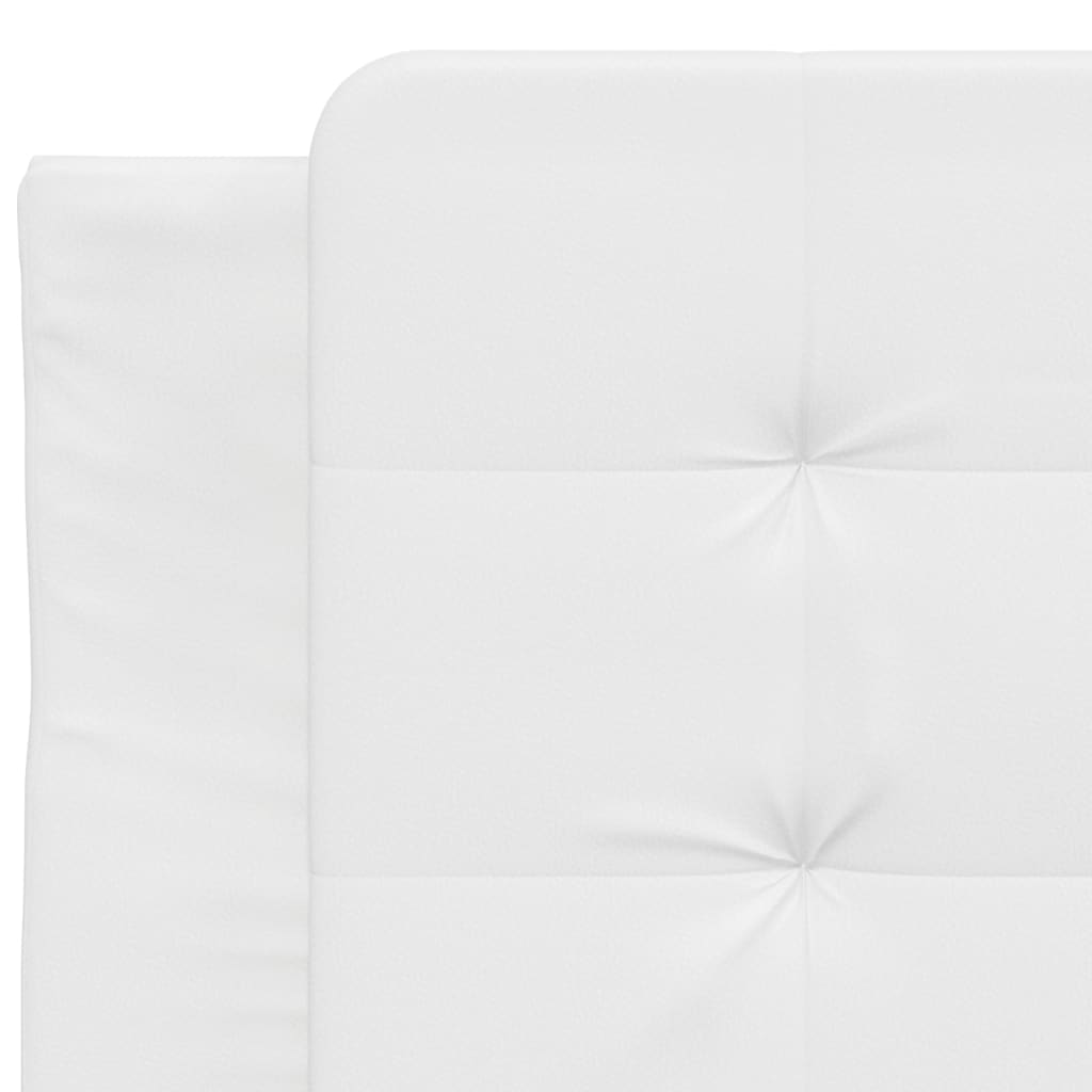 Headboard Cushion "Zadar" White 90 cm Faux Leather