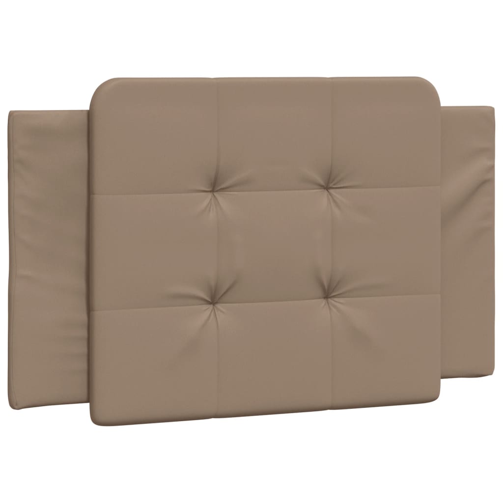 Headboard Cushion "Zadar" Cappuccino 90 cm Faux Leather