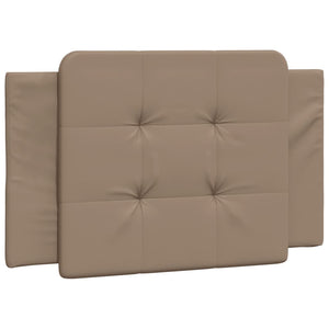 Headboard Cushion "Zadar" Cappuccino 90 cm Faux Leather