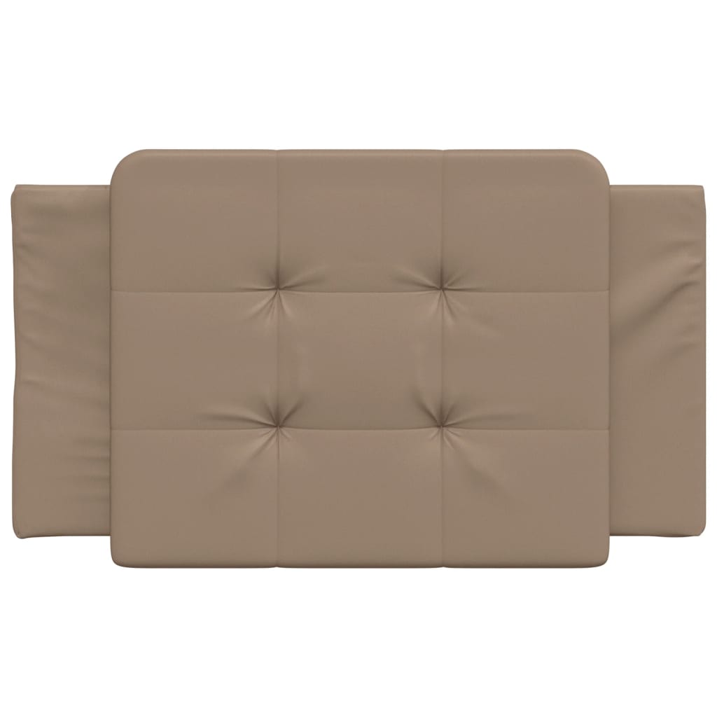 Headboard Cushion "Zadar" Cappuccino 90 cm Faux Leather