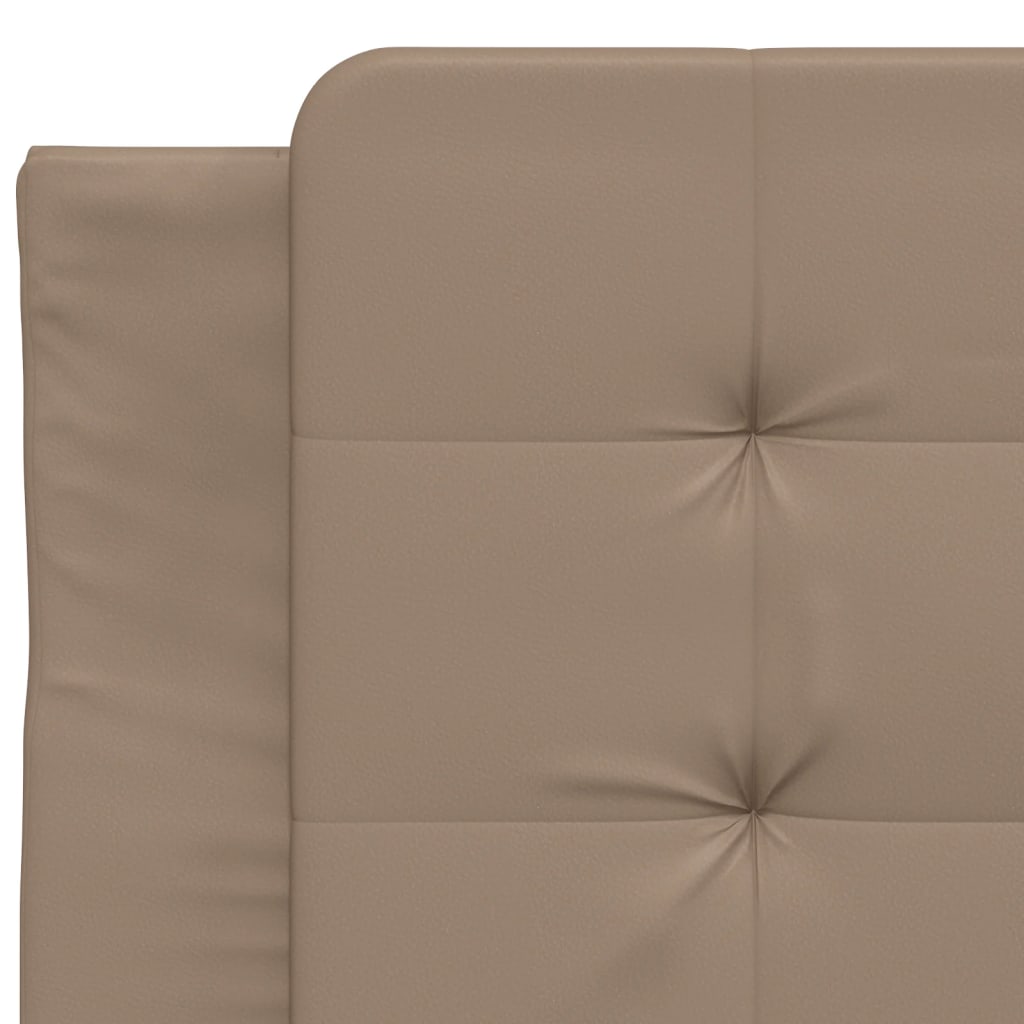 Headboard Cushion "Zadar" Cappuccino 90 cm Faux Leather