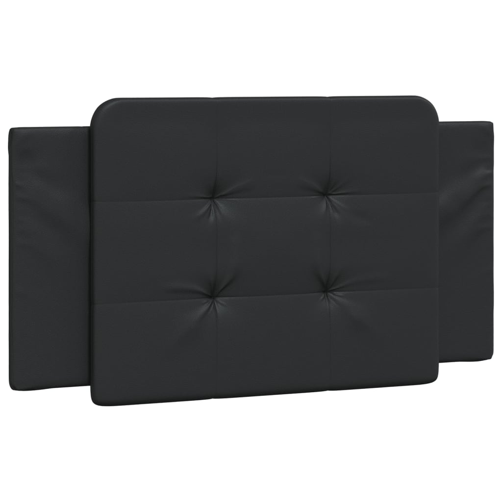 Headboard Cushion "Zadar" Black 100 cm Faux Leather