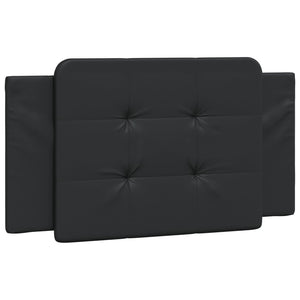 Headboard Cushion "Zadar" Black 100 cm Faux Leather