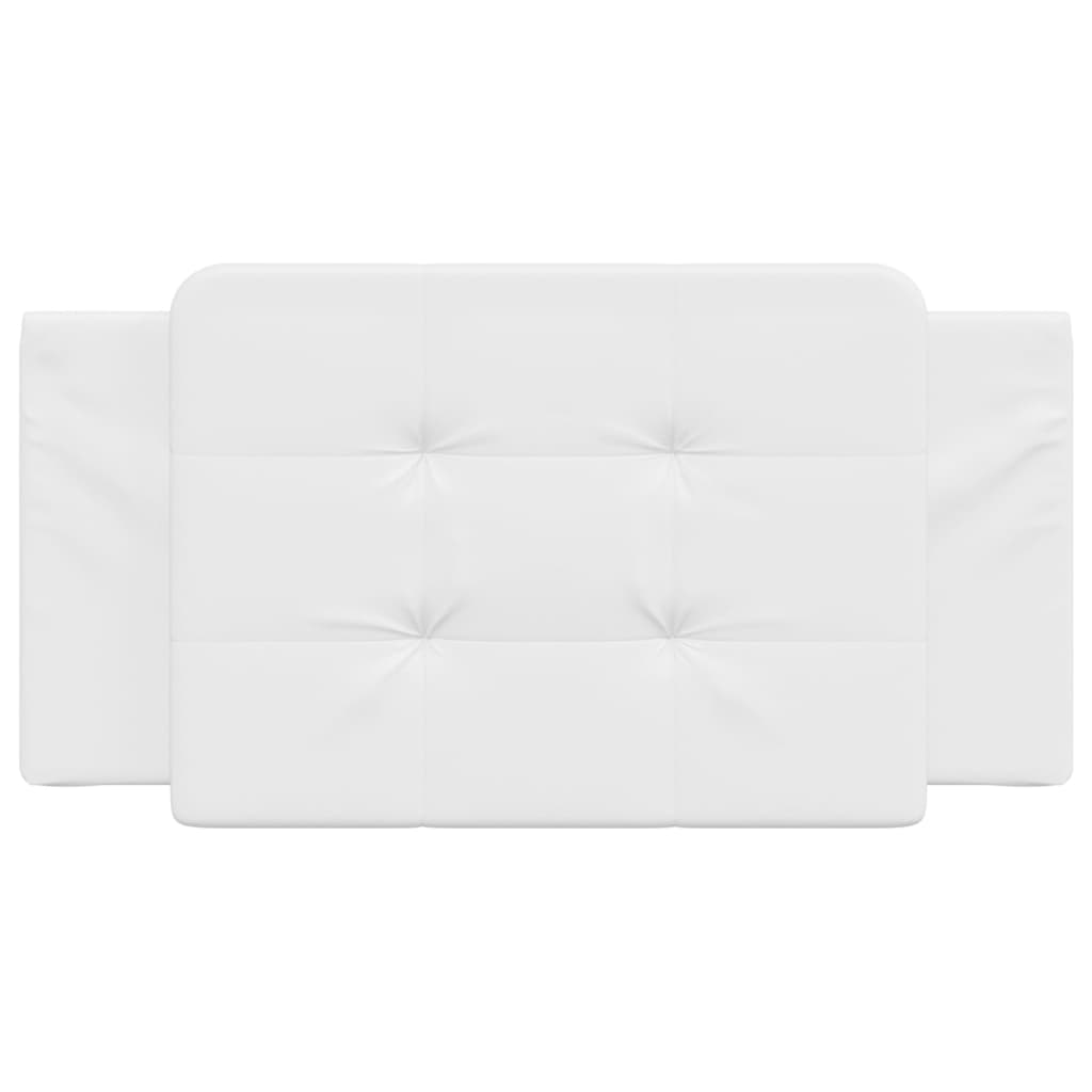 Headboard Cushion "Zadar" White 100 cm Faux Leather