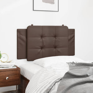 Headboard Cushion "Zadar" Brown 100 cm Faux Leather