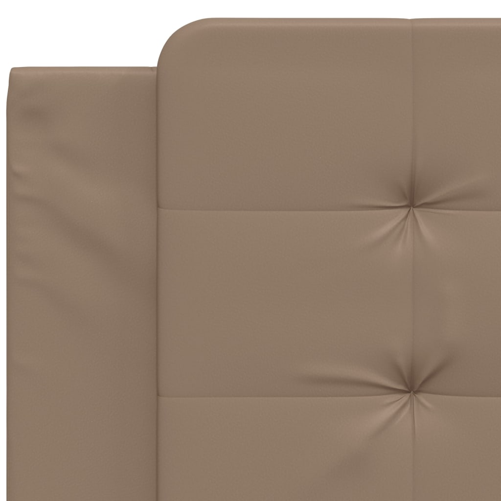 Headboard Cushion "Zadar" Cappuccino 100 cm Faux Leather