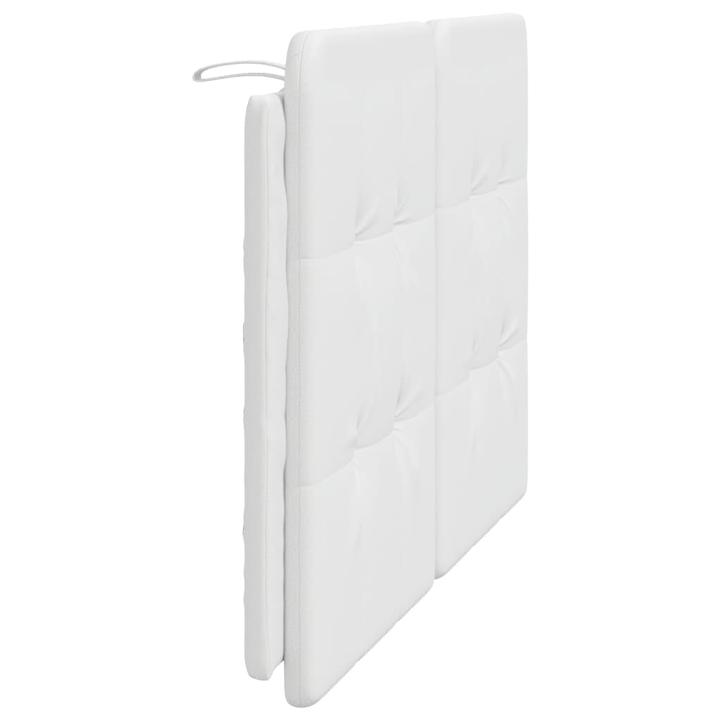 Headboard Cushion "Zadar" White 120 cm Faux Leather