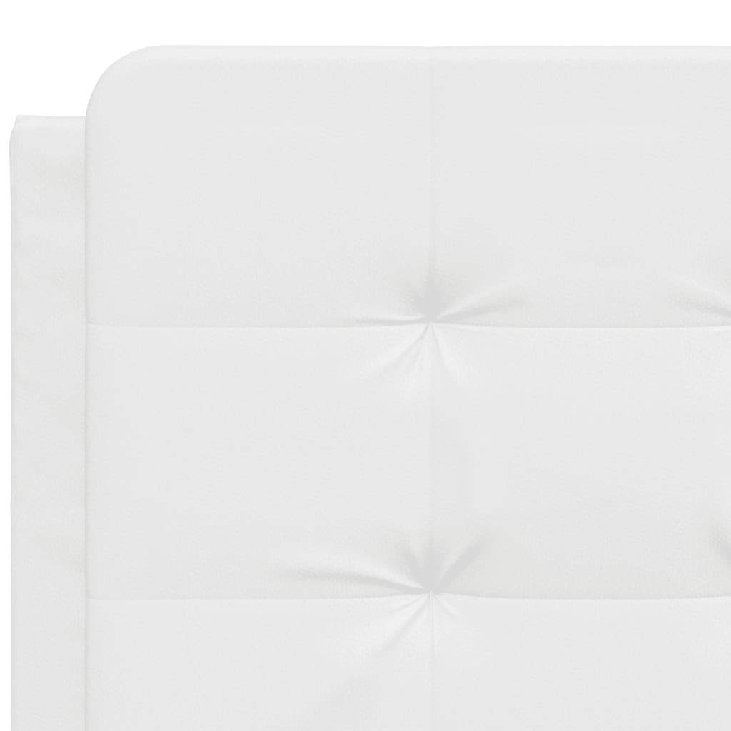 Headboard Cushion "Zadar" White 140 cm Faux Leather