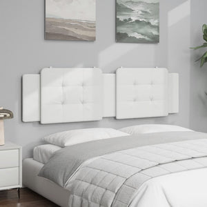 Headboard Cushion "Zadar" White 180 cm Faux Leather