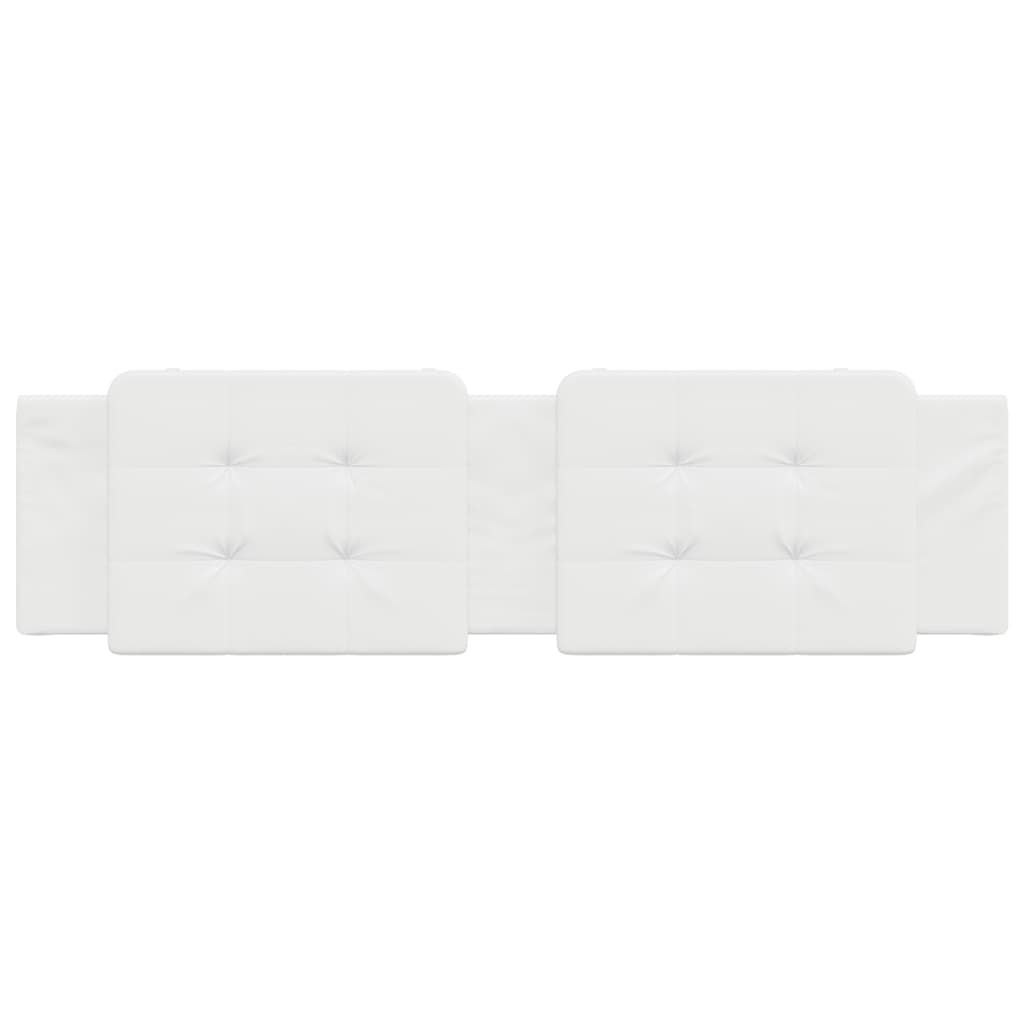 Headboard Cushion "Zadar" White 180 cm Faux Leather