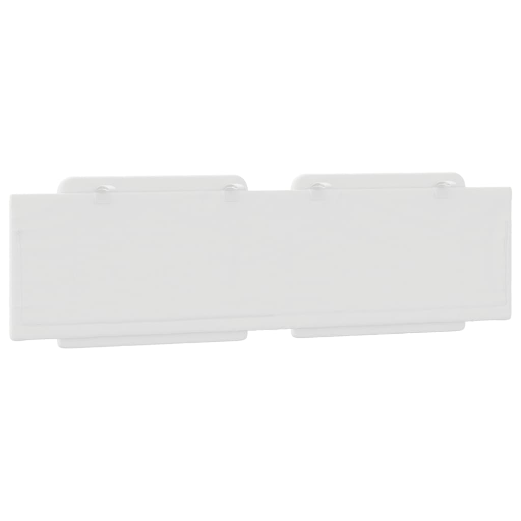 Headboard Cushion "Zadar" White 180 cm Faux Leather