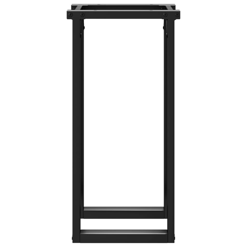 Bordsben för matbord O-ram 40x40x73 cm stål