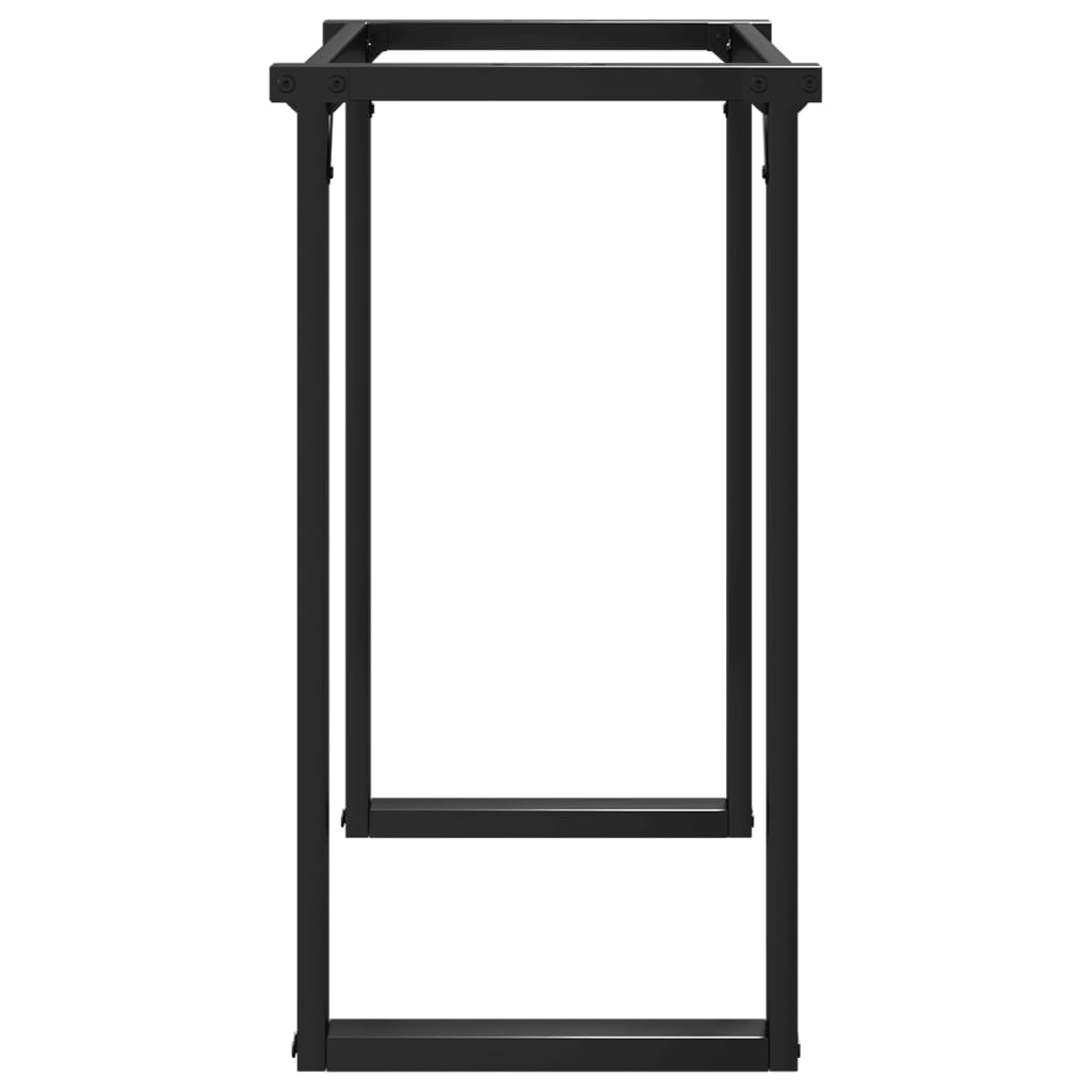 Bordsben för matbord O-ram 80x40x73 cm stål