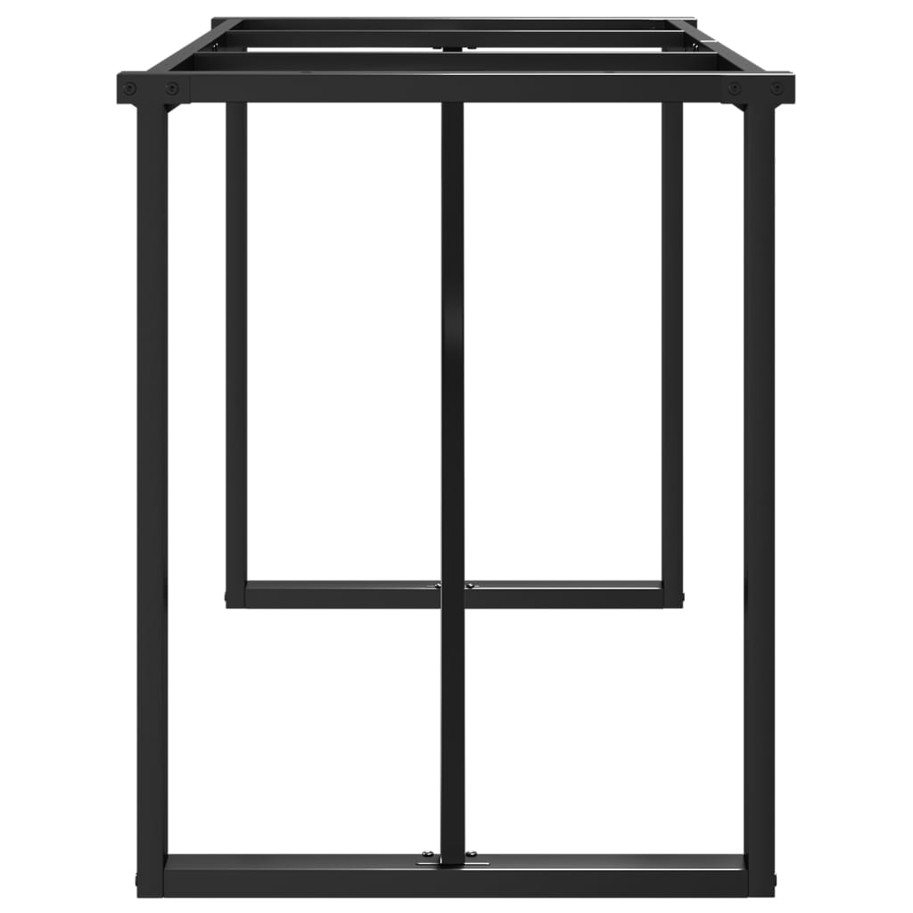 Bordsben för matbord O-ram 140x60x73 cm stål