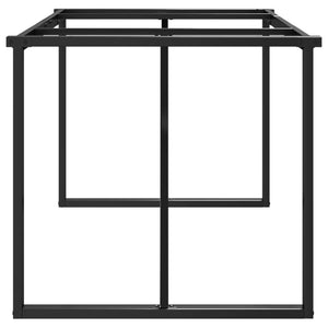 Bordsben för matbord O-ram 160x80x73 cm stål