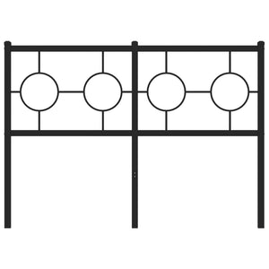 Huvudgavel metall svart 120 cm