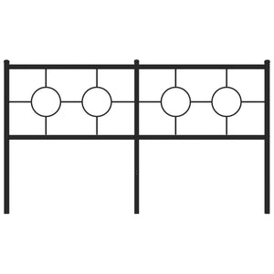 Huvudgavel metall svart 150 cm