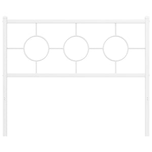 Huvudgavel metall vit 107 cm